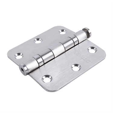 3 pieces Ball-bearing Hinge rounded Stainless Steel 76x76x2.5 mm