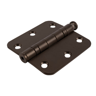 3 pieces Ball Bearing Hinge rounded Bronze 76x76x2.5 mm