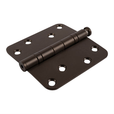 3 Ball bearing hinge rounded Bronze 89x89x2.5 mm