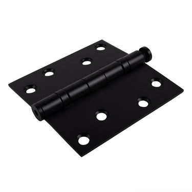 3 pieces Ball Bearing Hinge straight Black 89x89x2.5 mm