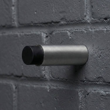 Modern stainless steel door stop 80 mm wall mounting