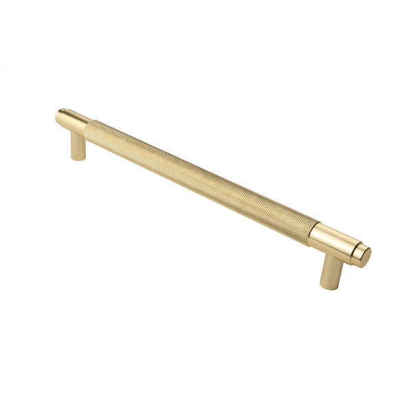 Handle Ribbed Matte Gold 224 mm - Drilling Distance 192 mm
