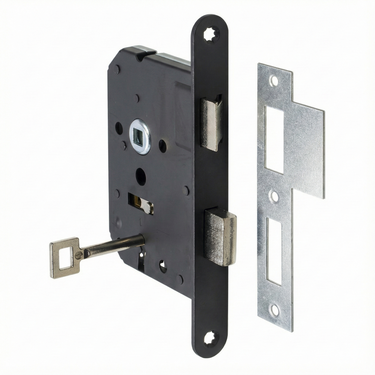 SL56 keyboard day and night lock with black front plate