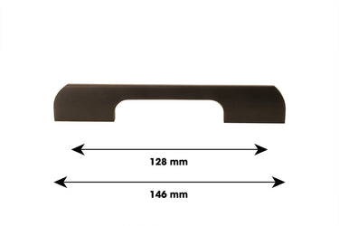 Handle Design Bronze 146 mm - Drilling distance 128 mm