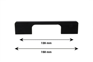 Handle Modern black 150 mm - Drilling distance 128 mm
