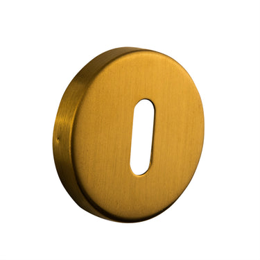 Key rosettes matt gold round