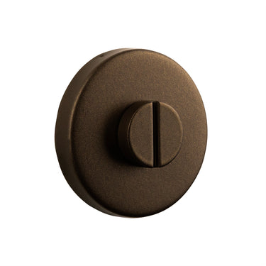 Toilet lock bronze round rosette