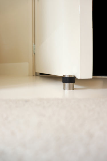 Door stop stainless steel floor mounting 40 mm