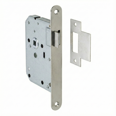 Barrel lock with stainless steel front plate