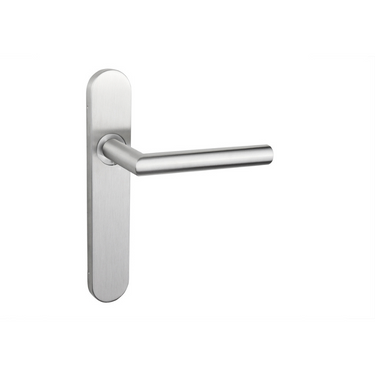 Mantua deurklink rvs met afgerond schild bestellen