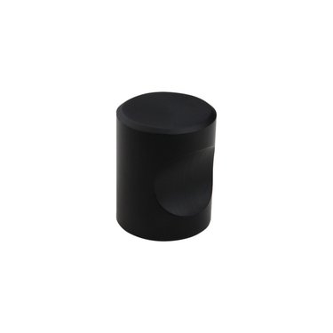 Black cabinet knob 20x25 mm