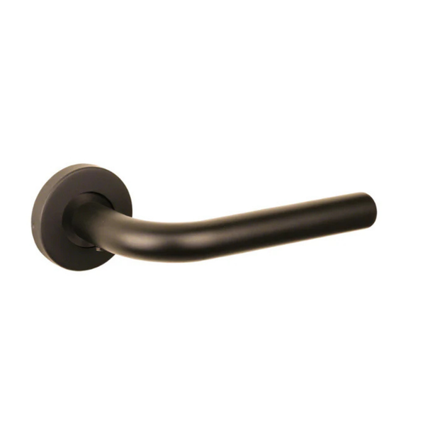 Oristano door handle bronze with round rosette
