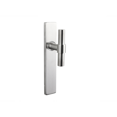 Pesaro door handle stainless steel with rectangular shield