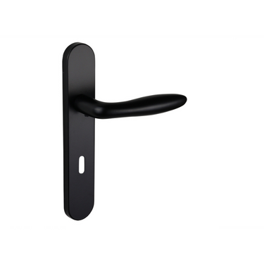 Pratona door handle black with rounded shield SL72