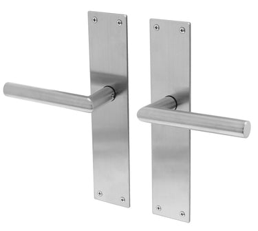 Nuoro door handle stainless steel - Door handle on blind shield