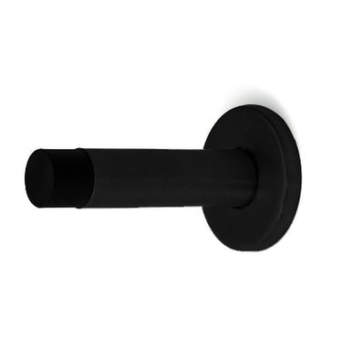 Door stopper wall black 90 mm