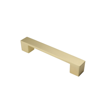Handle Matte Gold Cube - Drilling distance 128 mm