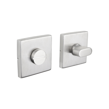 Toilet lock stainless steel square rosette
