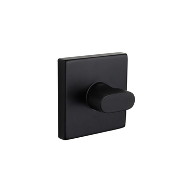 Toilet lock black square rosette