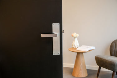 Trapini door handle stainless steel - Door handle on blind shield