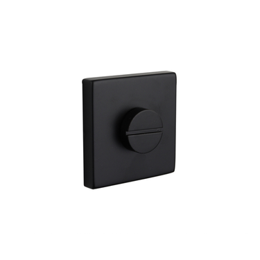 Toilet lock black square rosette